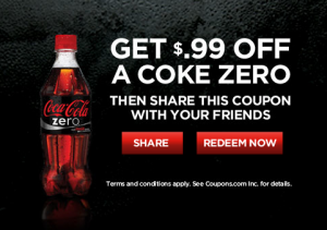 Coke Zero Coupon