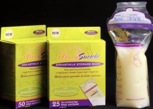 Free HoneySuckle Milk Storage Bags