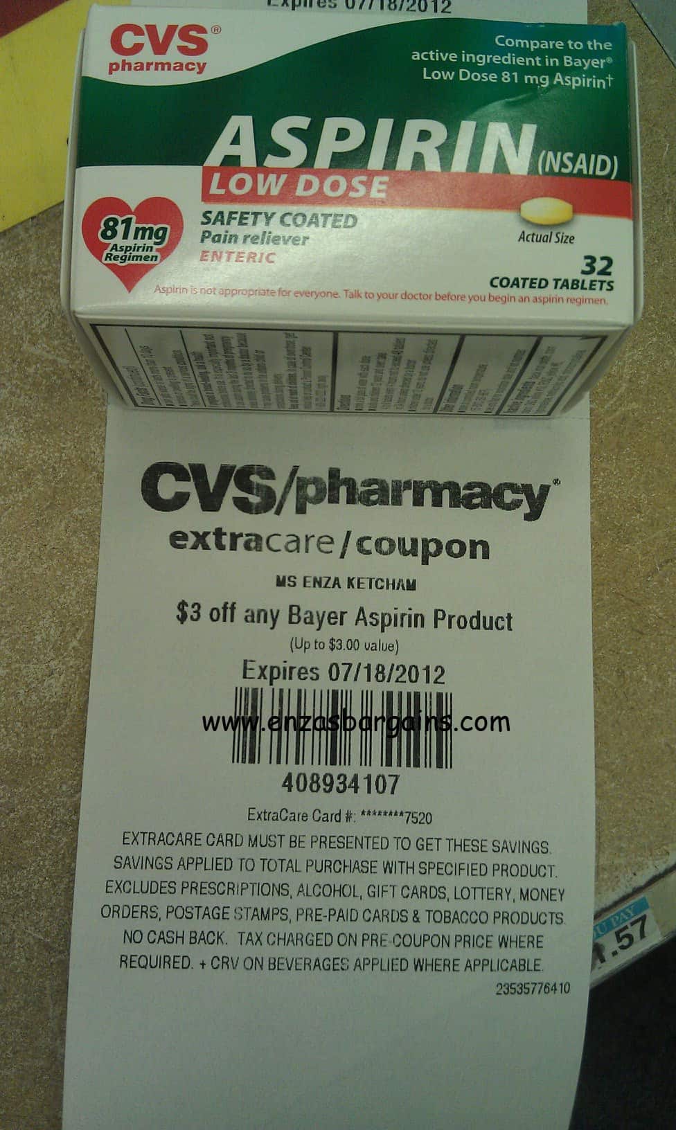 Cvs Bayer Low Dose Aspirin edu.svet.gob.gt