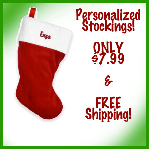 Vistaprint: Personalized Christmas Stockings ONLY $7.99 + FREE Shipping ...