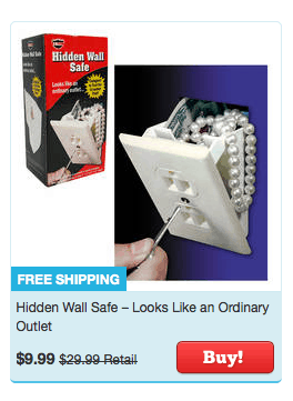 hidden wall safe