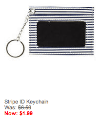 stripe ID keychain