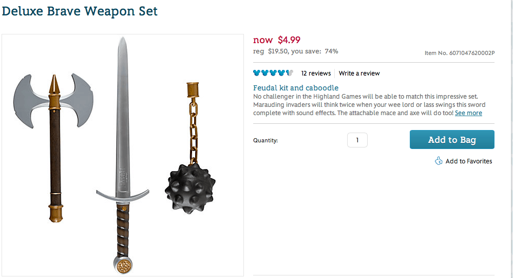 Brave Weapon Set