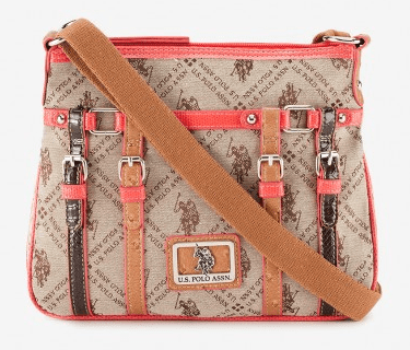 U.S. POLO ASSN. CORAL NETWORK JACQUARD CROSSBODY