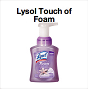 lysol foam