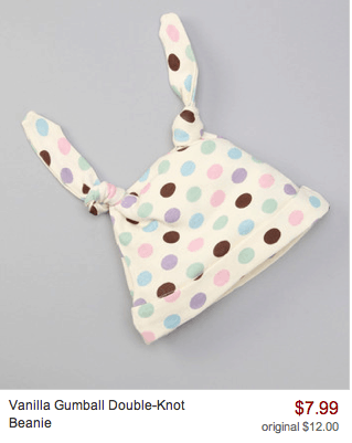 zulily polka dot beanie