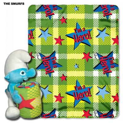 SMURFS THROW