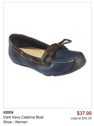 navy catalina boat shoe