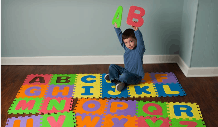 alphabet play mat
