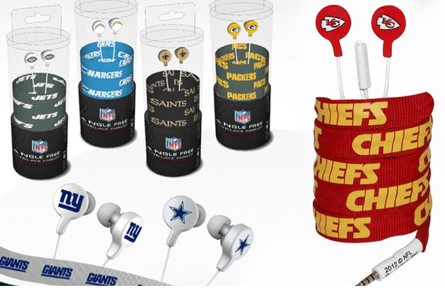 nfl shoelace earbuds