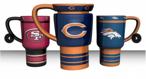 nfl sculpted travel mug