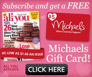 FREE Michael's Gift Card with All You Subscription! - Enza's Bargains