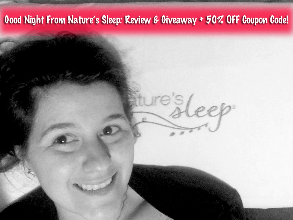 Nature's Sleep Vitex Gel Memory Foam Pillow: Review, Giveaway, and 50% Off Coupon Code!