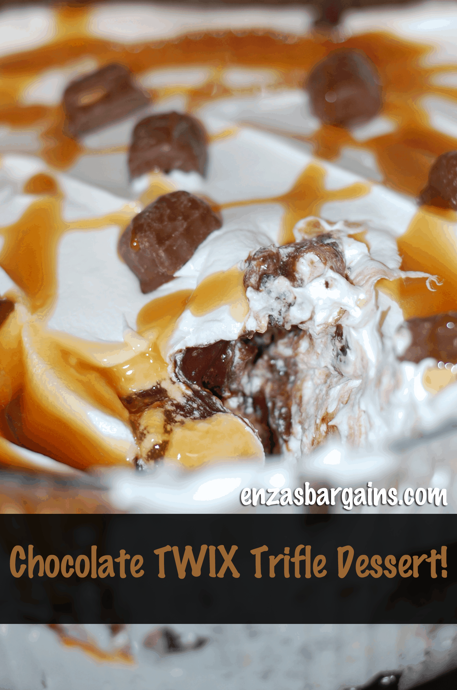 Twix Dessert: Chocolate Trifle Dessert Made With TWIX Bites! 