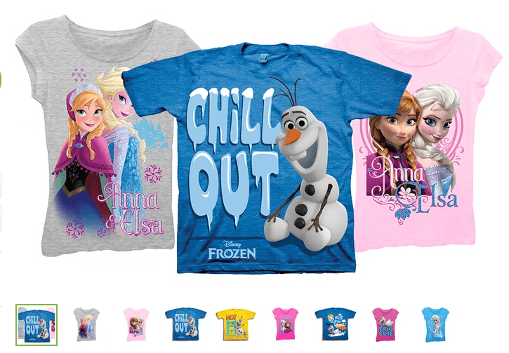 Groupon: Frozen Kids' T-shirts ONLY $11.99-Reg $25 (ends 6/22) - Enza's ...