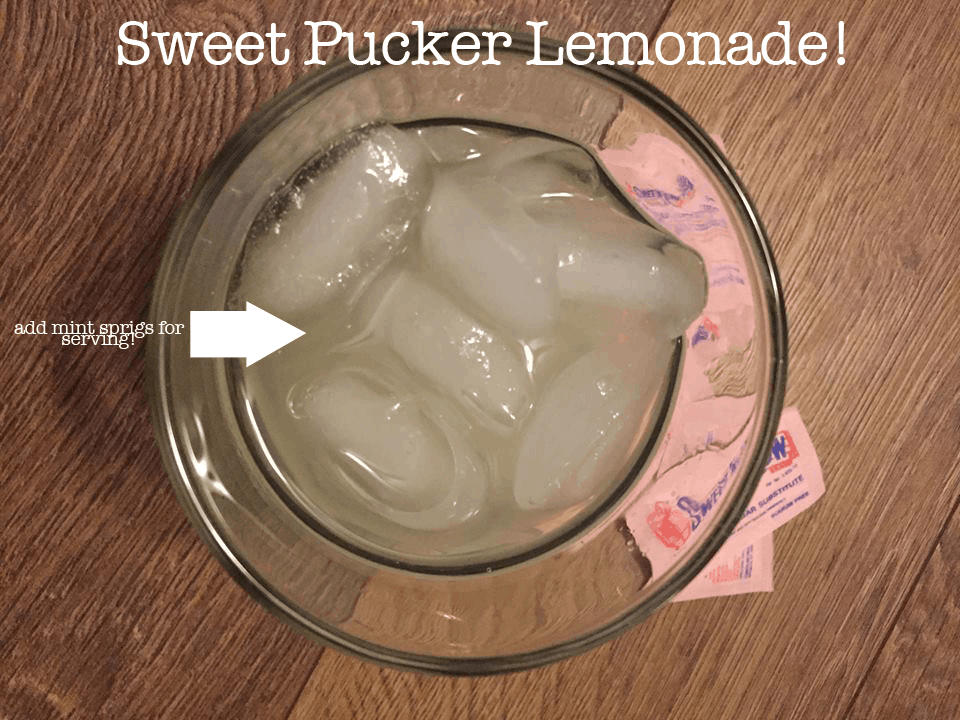Lemonade with Sweet 'N Low