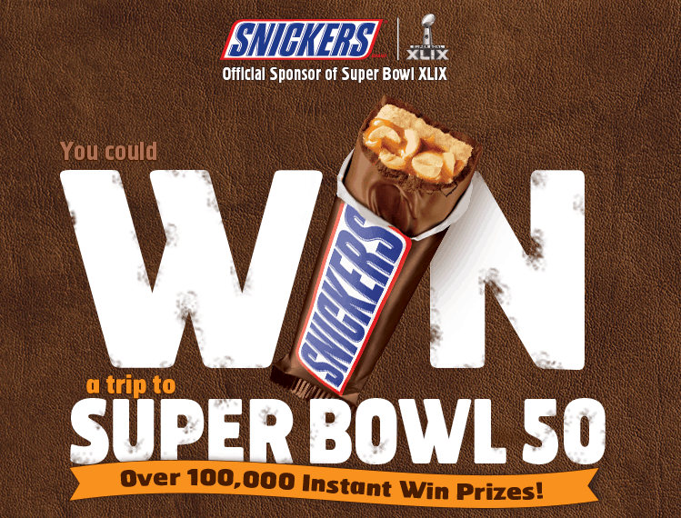 Snickers Instant Win Game