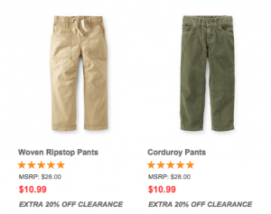 Carters Clearance Sale