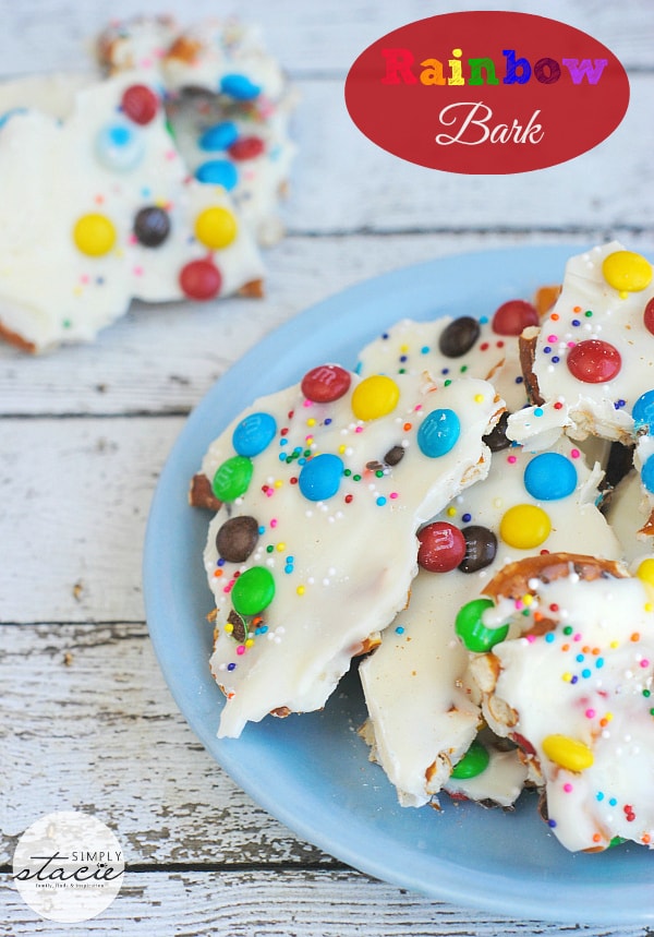 Rainbow Party Ideas - Rainbow Bark