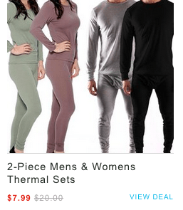 Womens Thermal Sets