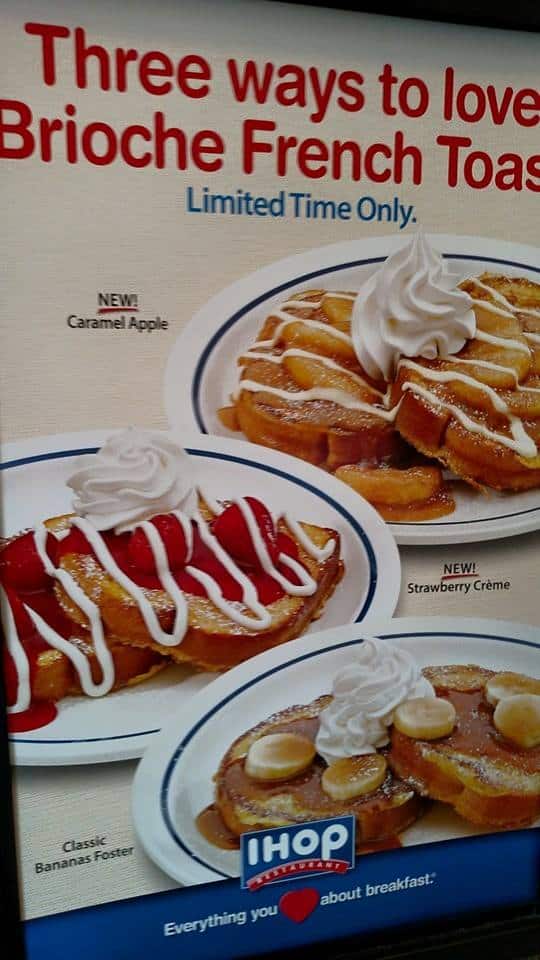 how many calories in ihop brioche french toast