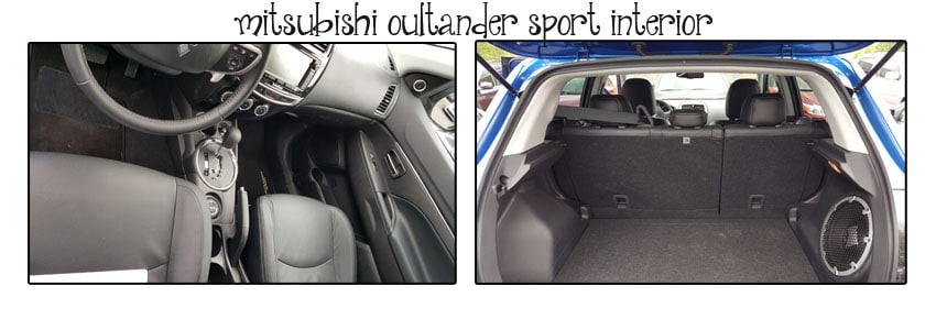 Mitsubishi Outlander Sport Interior Views.