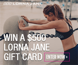 Lorna Jane $500 Gift Card Giveaway