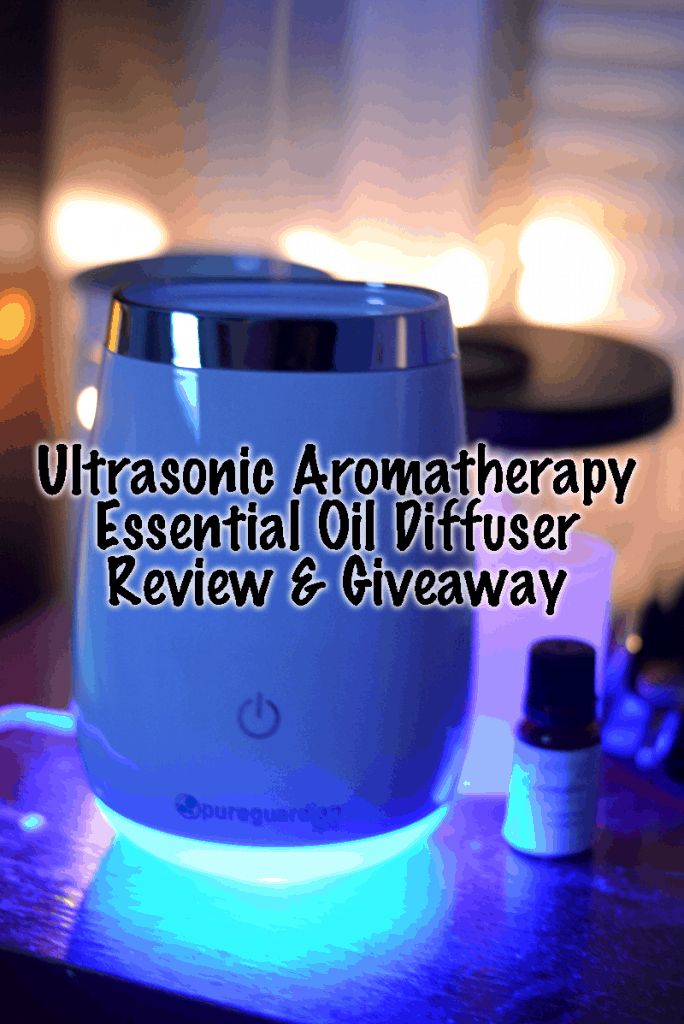 Ultrasonic Aromatherapy Essential Oil Diffuser Review & Giveaway