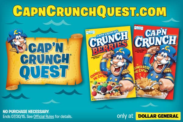 Cap'N Crunch Quest Instant Win Game - Did you WIN?!