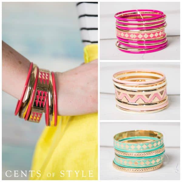 Bangle Set - $4.99 & FREE SHIPPING & FREE Earrings! 