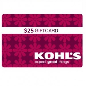 $25 Kohls Gift Card