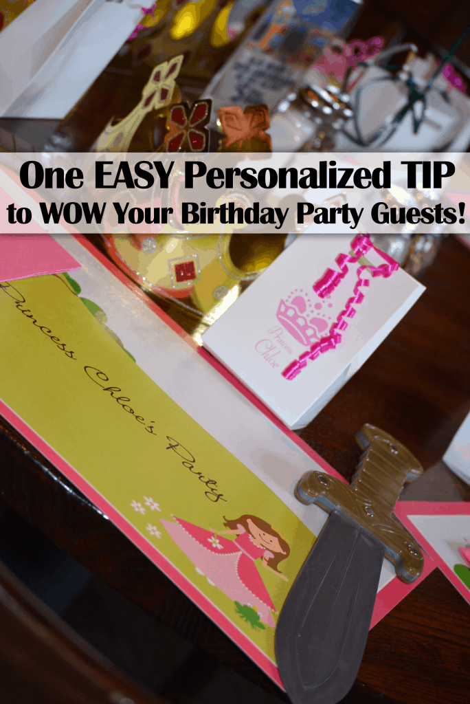 Quick Birthday Planning Idea – Customized Birthday Party Favors