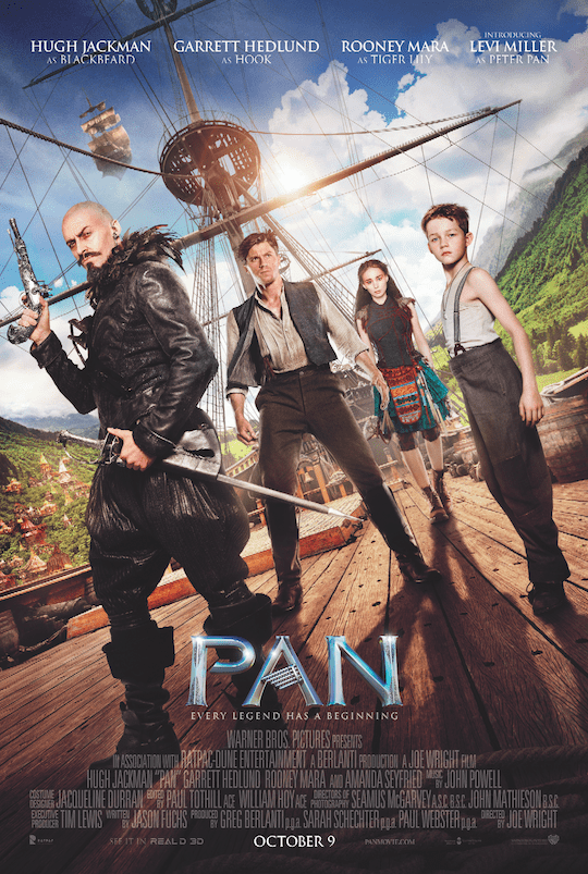 Warner Bros - Pan Movie in Theaters October 9th + Giveaway #PanMovie #KC