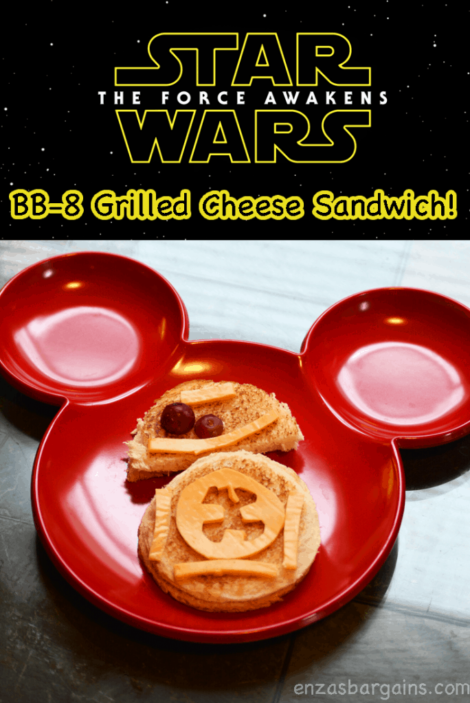 Star Wars BB-8 Theme Food – Grilled Cheese Sandwich