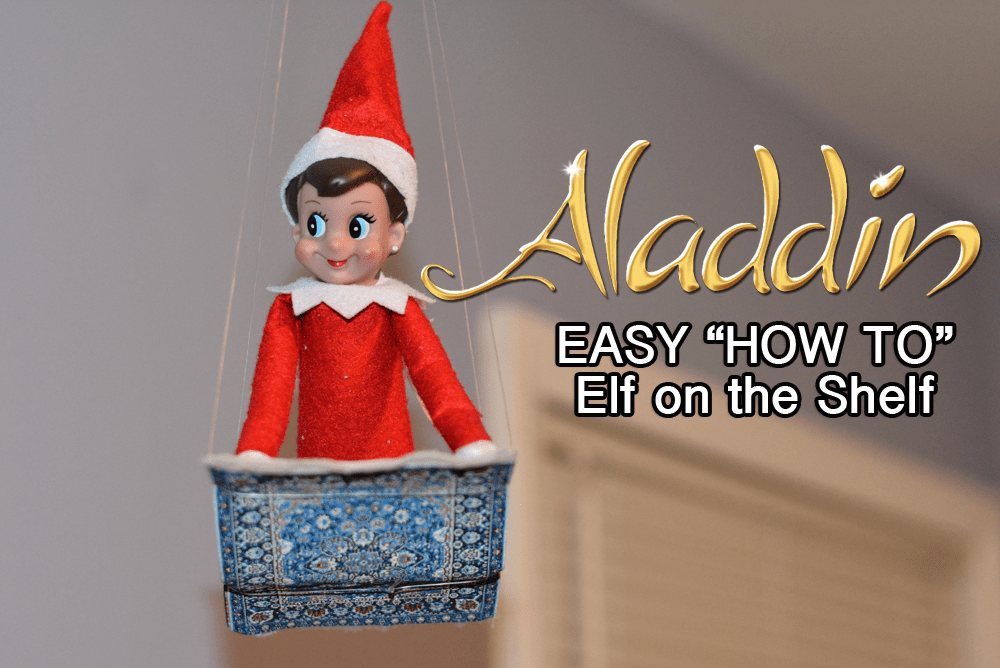 Elf on the Shelf Aladdin Flying Carpet!