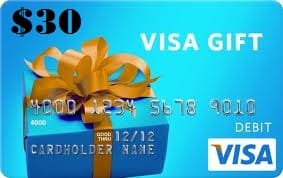 $30 Visa Gift Card (Ends 11/3) 