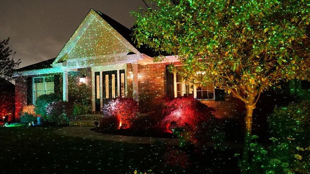 Star Shower Laser Light Christmas Laser Lights - It looks like it is snowing lights!