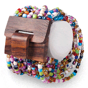 Mango Wood Bracelet from World Vision