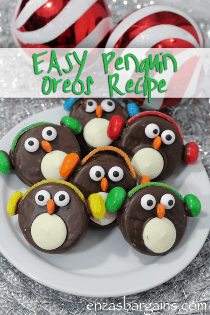 Adorable Penguin Oreo Cookies with Ear Muffs Recipe