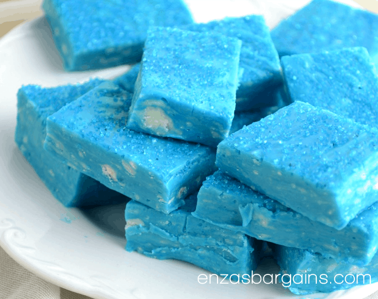 Blue Fudge Recipe - Perfect Frozen Themed Snack