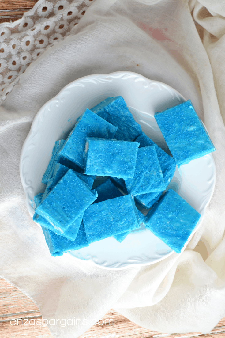 Blue Fudge Recipe - Perfect Frozen Themed Snack