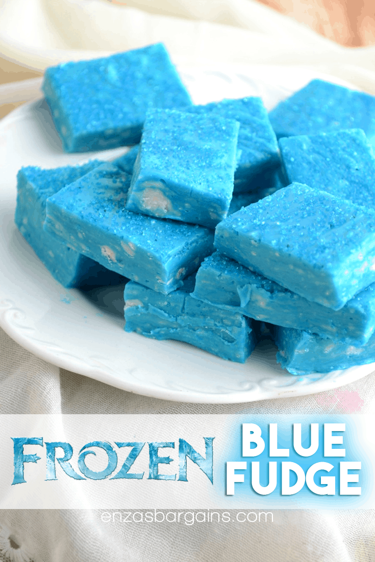 Blue Fudge Recipe - Perfect Frozen Themed Snack