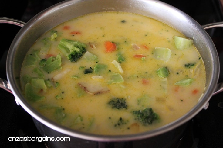 Cheesy Veggie Chowder