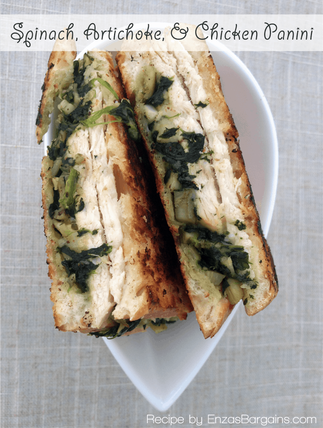 Spinach, Artichoke, & Chicken Panini Recipe