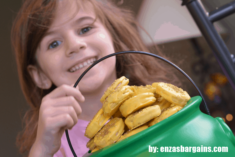 Pot of Golden Oreos Recipe - St. Patrick's Day and Rainbow Party FAVES!