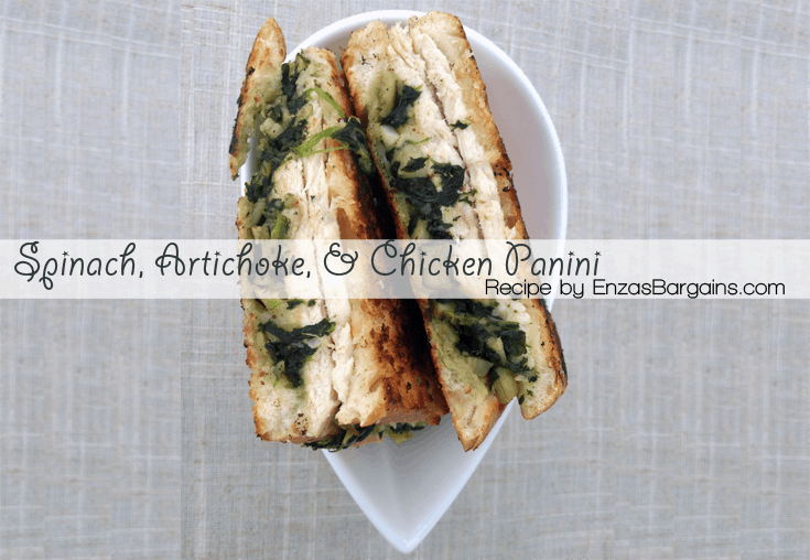 Spinach, Artichoke, & Chicken Panini Recipe