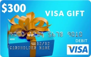 Giveaway: $300 Visa Gift Card (Ends 2/29) 