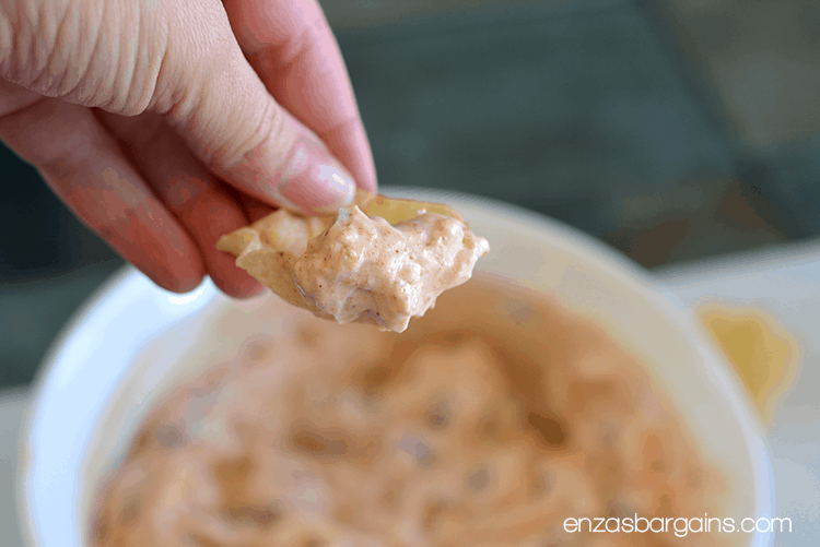 Chunky Fiesta Ranch Sour Cream Dip - Low Calorie Recipe