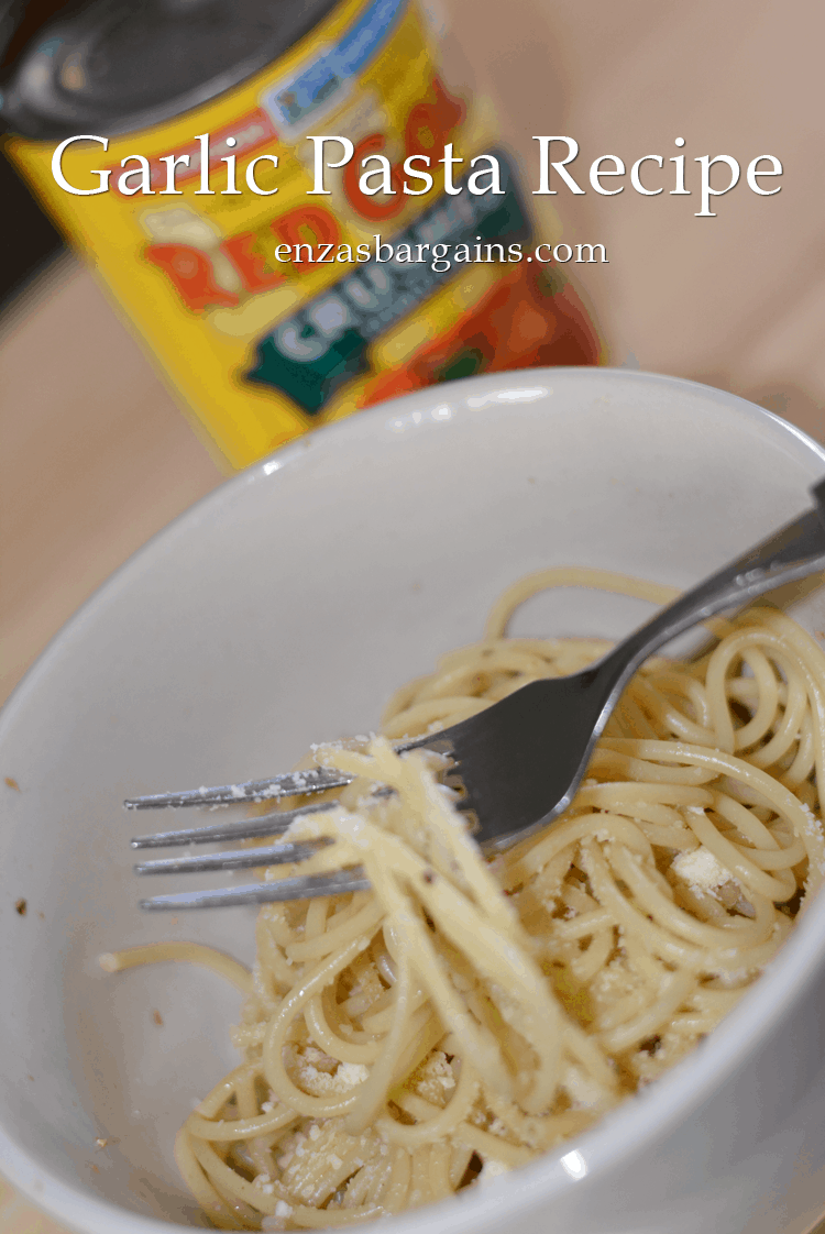 Garlic Pasta - Ammoglio Garlic Sauce Recipe created with Red Gold Tomatoes