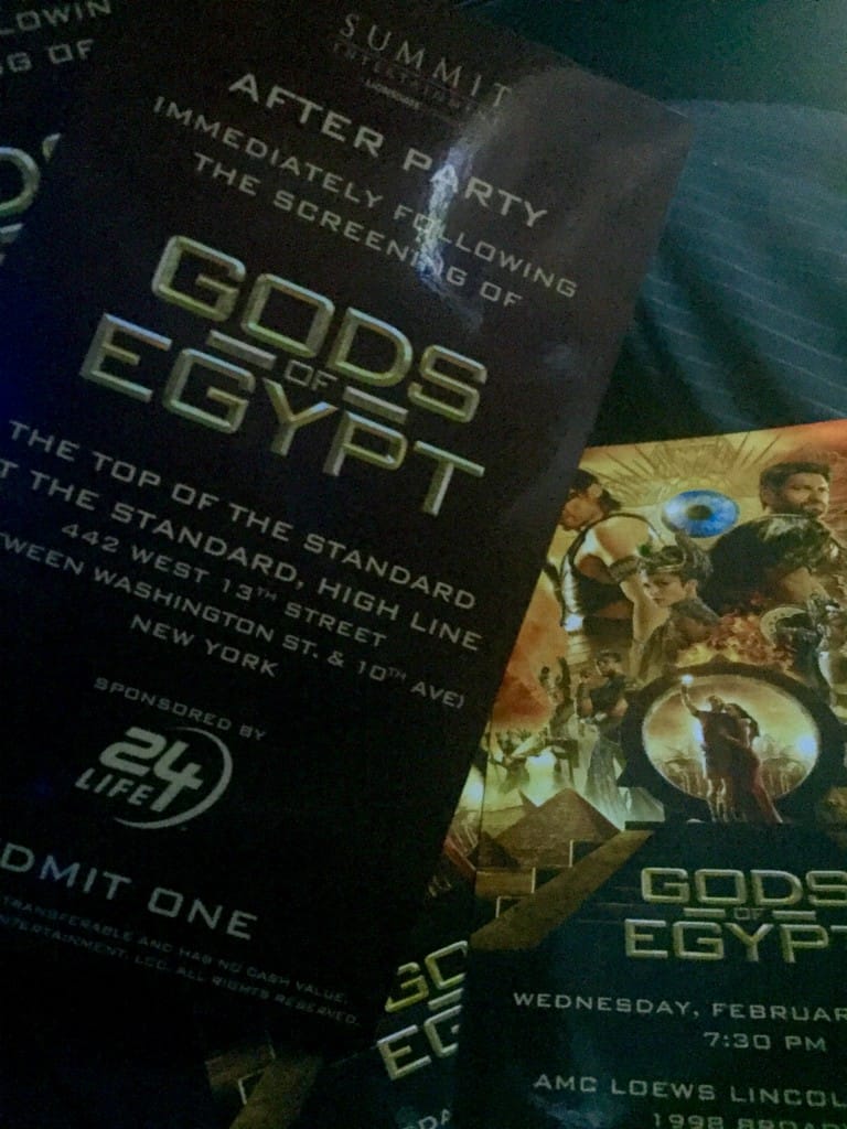 Gods Of Egypt After Party